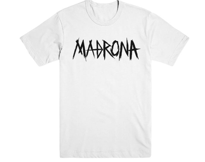White Logo Tee